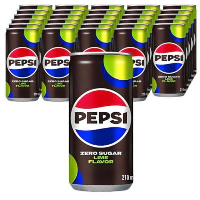 펩시 제로슈거 라임향, 30개, 210ml