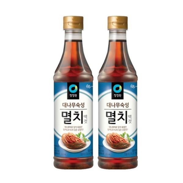 청정원 대나무숙성 멸치액젓, 1kg, 2개